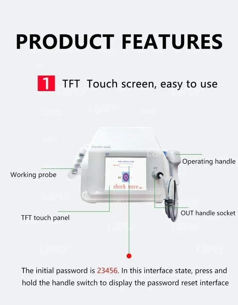 2025NEW Extracorporal Shock Wave Device Pain Therapy Physiotherapy Pneumatics Shockwave For Relaxation Treatment Body Relax Massager Q80