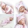 22" Lifelike Handmade Baby Girl Doll Silicone Vinyl Reborn Newborn Dolls Gift