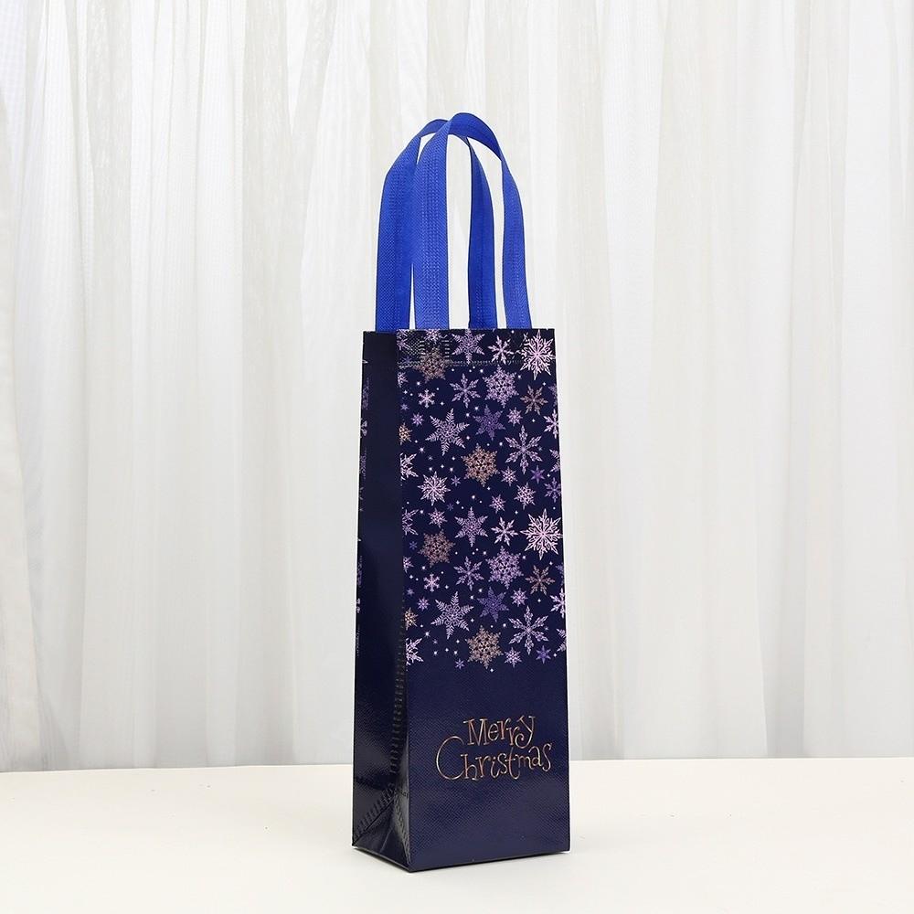 12pcs Non-Woven Christmas Wine Bottle Bag Drink Packaging Party Favor Bag Christmas Party