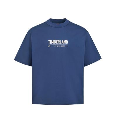 Timberland Свободный однотонный пуловер, футболка с коротким рукавом, унисекс, топы TB0A5RUGEYO1