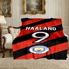 1pc Manchester United Manchester City Blanket, Super Cozy Printed Home Blanket, All-Season Warmth