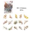 30pcs/pack PET Plants Flowers Stickers DIY Scrapbooking Planner Collage Diary Supplies Aesthetics Sticker Stationery