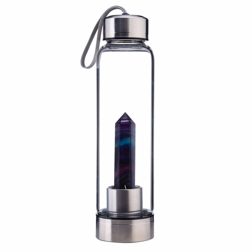 Ramidos Natural Crystal Point Wand Кварцевая бутылка для воды