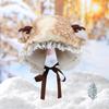 Christmas Hat Costume Accessories Comfortable Winter Plush Elk Antlers Headwear for Skating