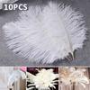 10 шт. 40-45 см большой шлейф из страусиных перьев костюм свадебное украшение для рождественской вечеринки