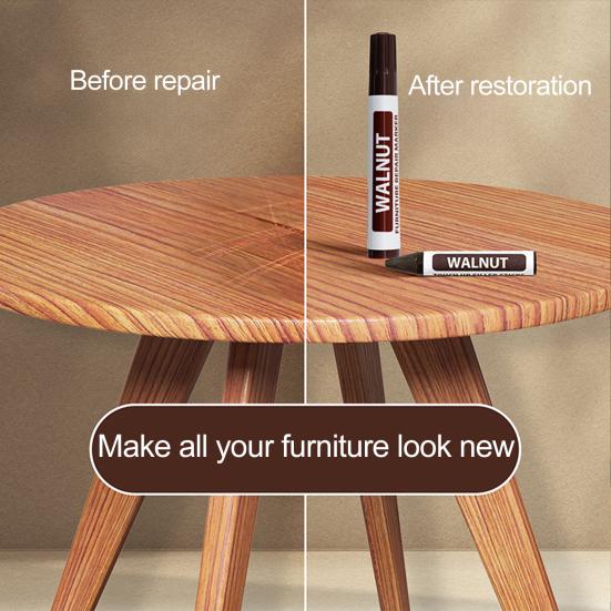 1 комплект для ремонта царапин на деревянной мебели с маркером для подкраски 6/8/10 цветов, ручка для удаления пятен и ремонта царапин на деревянном полу и столе