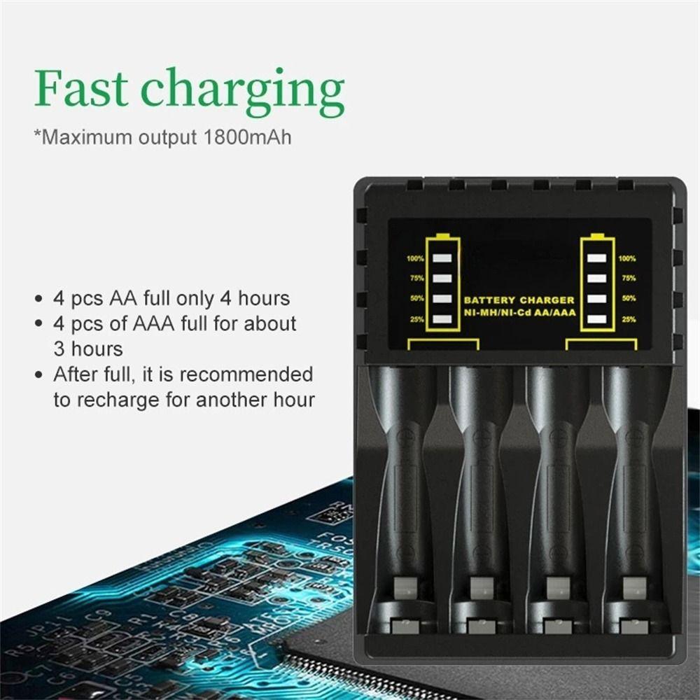 Chargering Ni-MH/Ni-Cd AAA/AA Charger Battery USB Charger Battery Charger Battery Fast Charger