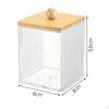 Cotton Pad Container Makeup Swab Ball Holder Jar Dustproof Qtip Dispenser for