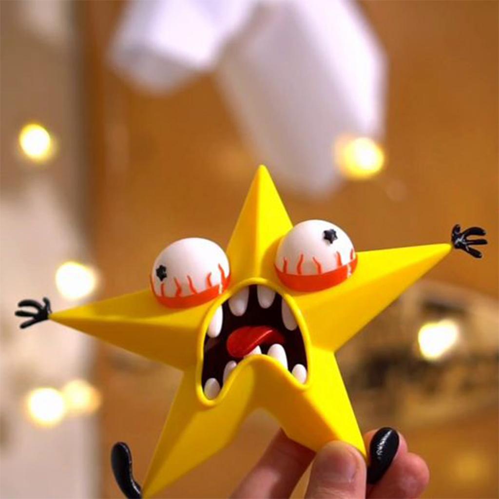 3D Printed Tree-top Star Christmas Tree Decoration, Ornament