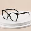HS2237 Female Unisex Glass Frame Good Quality Fashion with Skeleton Design Aquared Lens Blue Light Blocking for Youth