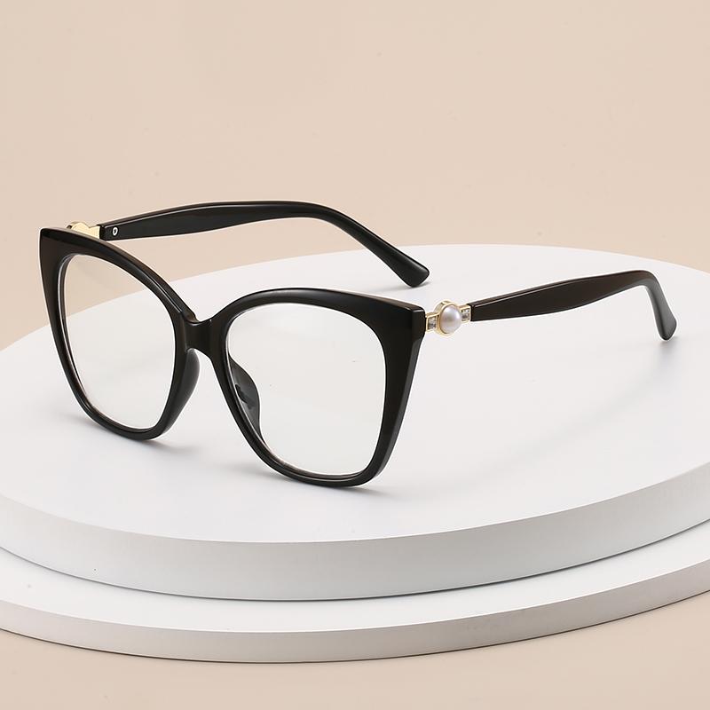 HS2237 Female Unisex Glass Frame Good Quality Fashion with Skeleton Design Aquared Lens Blue Light Blocking for Youth