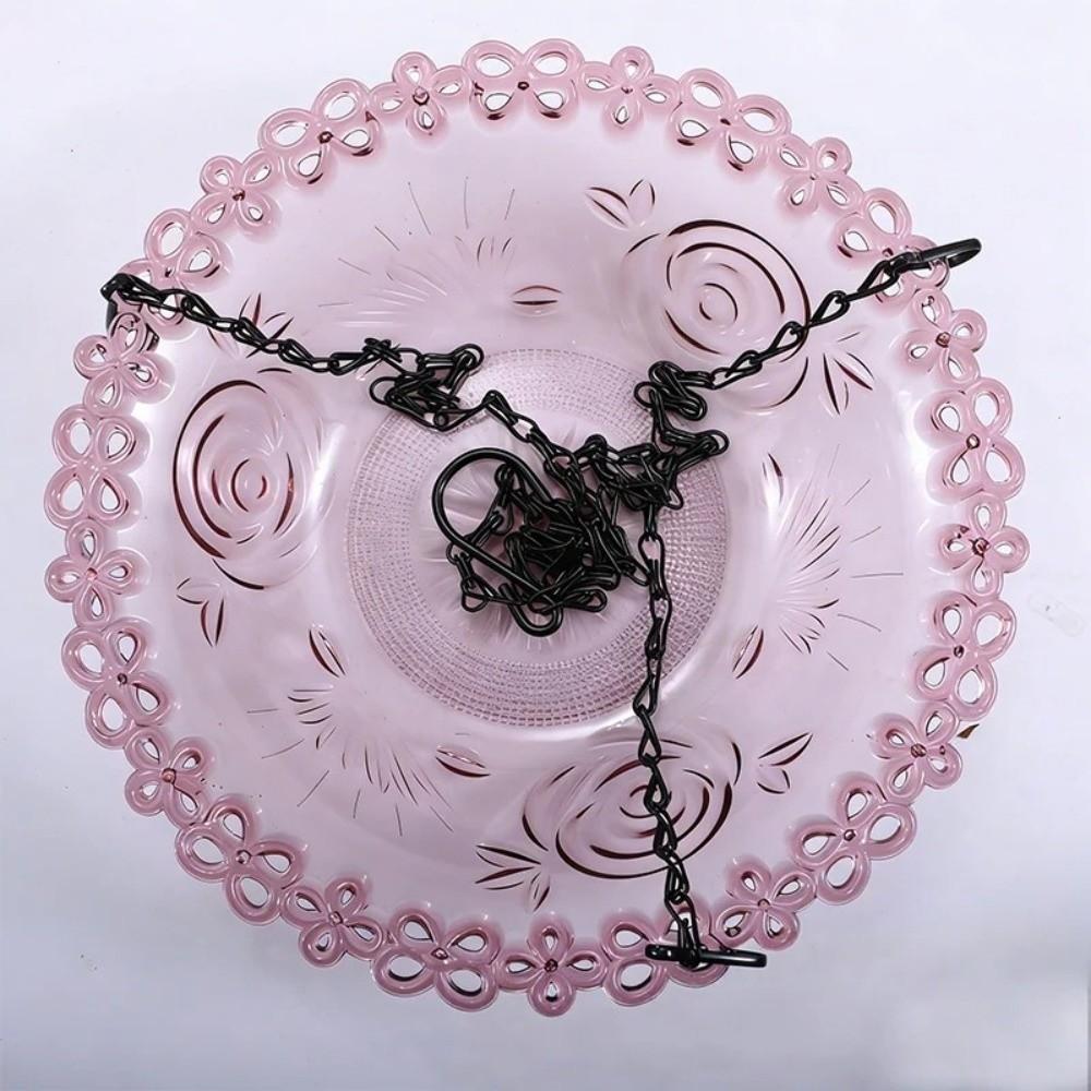 Cascade Hanging Bird Bath Fountain 3 Layer Bird Feeder Creative Bird Bath Bowl Outdoor