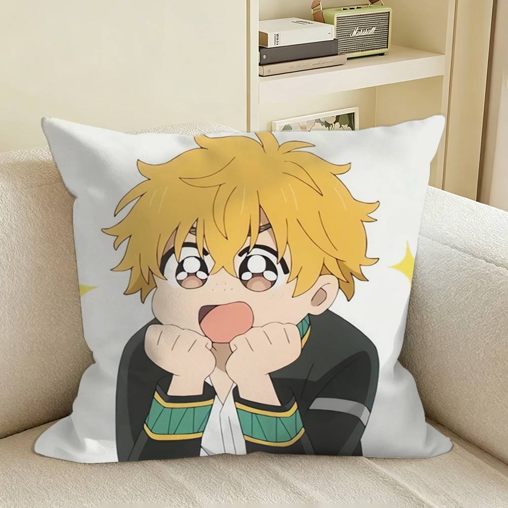 Info Broker Akihiko Nirei Square Sofa Pillow Cover Solid Color Living Room Home Decor Cushion Case
