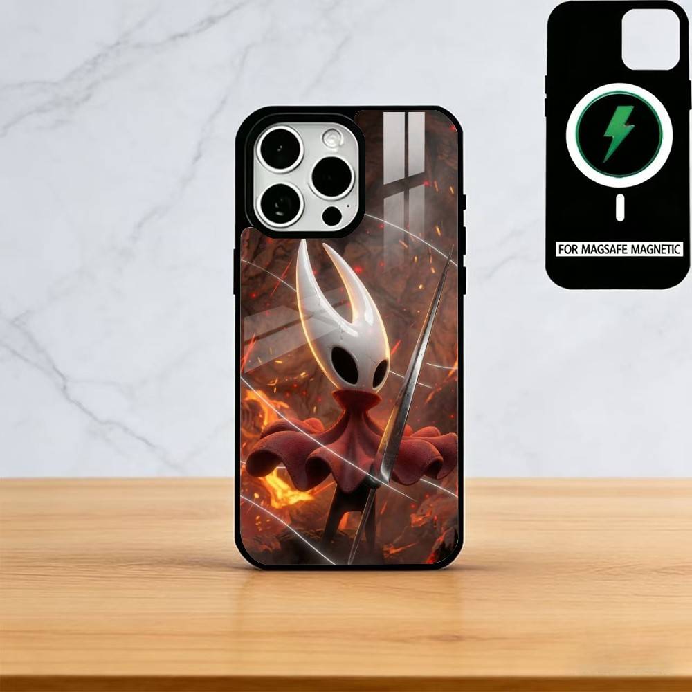 H-Hollow K-Knight Silksong Phone Case For iPhone17,16,15,14,13,12,11 Plus,Pro Magnetic with Magsafe Wireless Charging