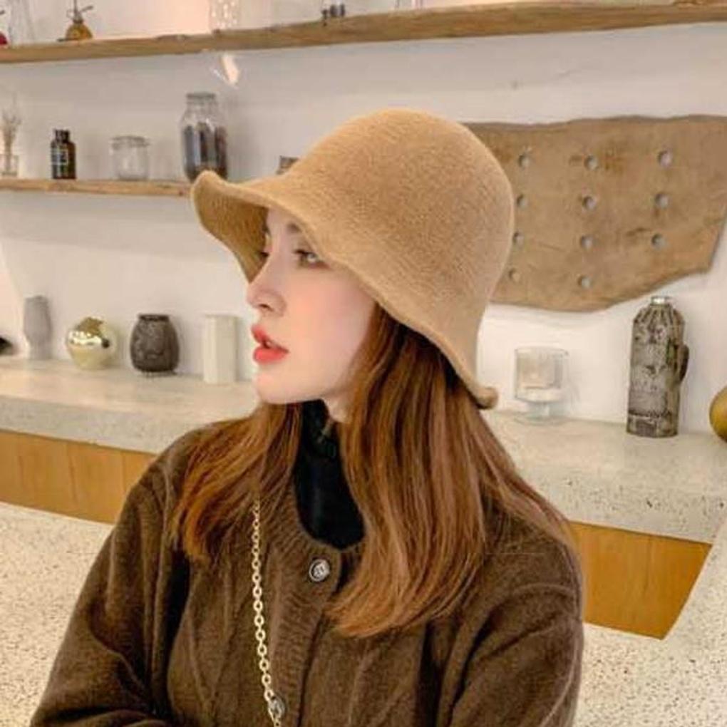 Женская вязаная плотная панама 6 цветов SLT-DS13