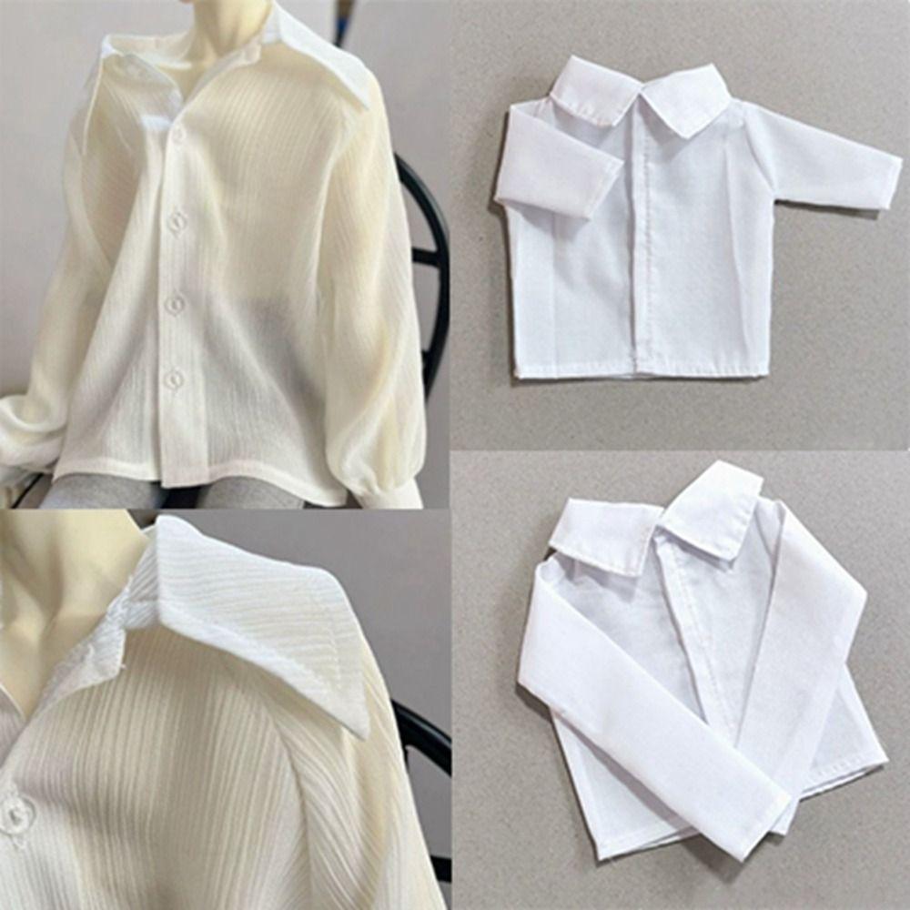 Casual Wears Long Sleeve Shirt for 1/3 1/4 1/6 BJD 30/45/60cm Dolls