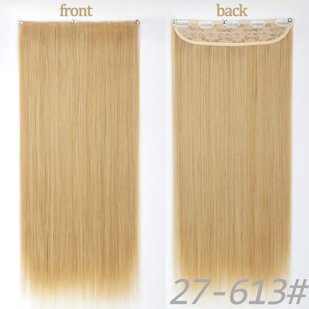 MERISIHAIR Длинные волнистые синтетические волокна 22 дюйма 5 зажимов для наращивания волос Волнистые прямые волосы Черный Коричневый Блондинка Повседневная одежда