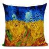 Gogh Oil Painting Art Decorative Cushion Cover Pillowcase for Sofa Car Chair Decor Square Pillow Cover X xInch