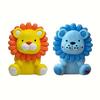 Cute Lion Silicone Candle Mold 3D Sitting Lion King Animal Soap Paste Resin Cement Casting Mold DIY Chocolate Ice Baking Tool