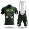 Man's Cycling Jersey Set  Turtle Cycling Team Summer Short Sleeve Mountain Bike Bicycle Sportswear MTB Maillot Ropa Ciclismo