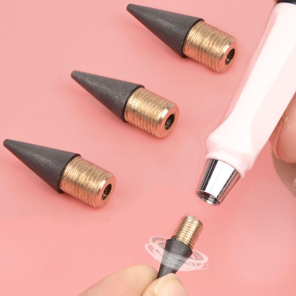 20PCS 0.5mm Head for No Ink Pen Replaceable Universal Eternal Pencil  Sketching Writing