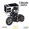 НОВЫЙ Хай-тек 1:8 городских скоростных мотоциклов, строительные блоки, гоночные мотоциклы, модель мотоцикла, кирпичи, набор MOC, детские игрушки, подарки для взрослых мальчиков