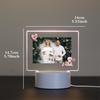 1pc Personalize nice couple Custom Photo Funny 3D Led Acrylic Night Lights Optical Illusion Table Lamp 3d Illusion Light