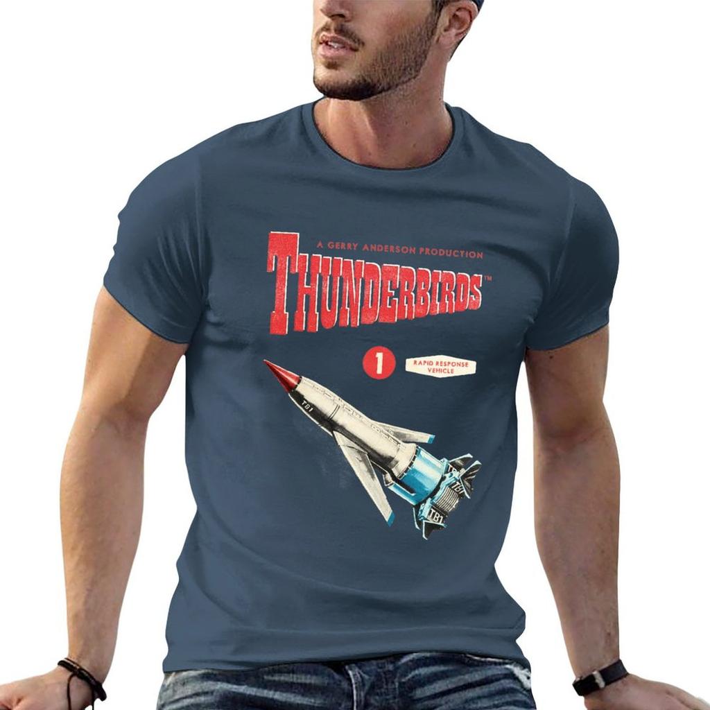 Футболка Thunderbird 1 Уличная мода Повседневная футболка