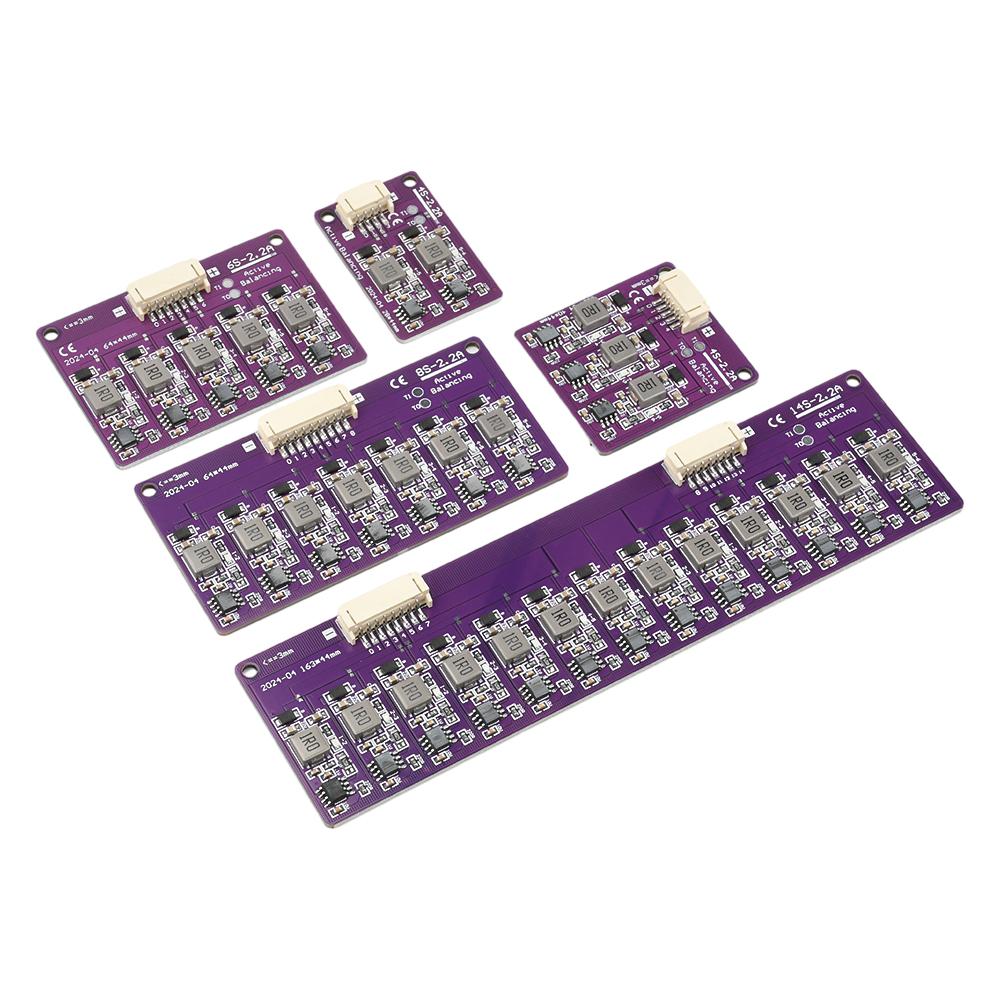 3S 4S 6S 8S 14S Capacitor Active Balancer Lithium Battery Balance Board Lifepo4 Lithium Titanate Battery Balancer 2.2A/3.1A