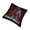 Наволочка для подушки в стиле хоррор-игры Silent Hill 2 - Квадратная полиэстеровая наволочка для дивана, модный декор