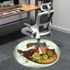 Western Cowboy Hat Office Carpet Chair Mats, Floral Sunflower Design, Western Home Decor, Office Desk Mat, Gift for Coworkers, Suitable for Bedroom,