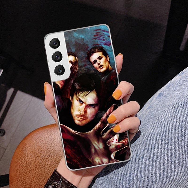 Чехол для телефона «Дневники вампира» Сальваторе для Samsung Galaxy S24 S25 Edge S26 Ultra S23 S22 S21 Plus S20 FE + Персонализированная печать