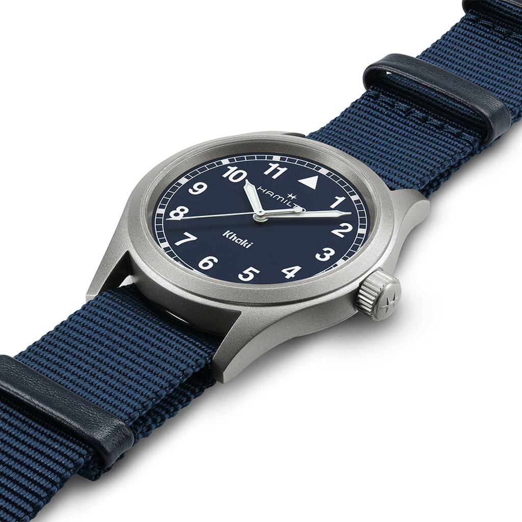 [Hamilton] Khaki Field Quartz 38mm Blue Dial H69401940