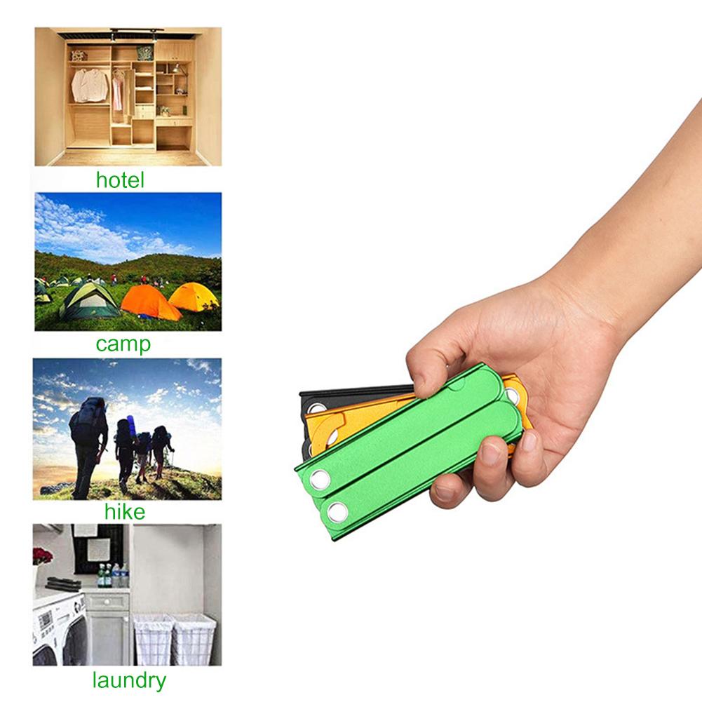 Алюминиевая сушилка для одежды, портативная сушилка для одежды для кемпинга, компактные металлические вешалки для дорожных принадлежностей