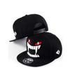 Бейсболка с вышивкой «Демон», уличная уличная кепка в стиле хип-хоп, модная уличная кепка с плоским верхом в стиле хип-хоп