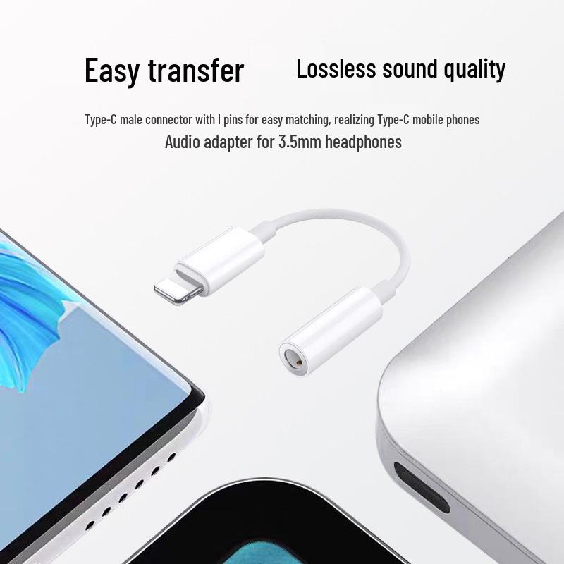 Аудиоадаптер Lightning на 3,5 мм и Type-C для Apple Bluetooth