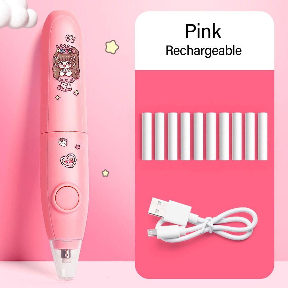 For Gift Sketch Writing Drawing Gift Automatic Pencil Eraser Electric Eraser Rechargeable/Battery Powered Correction Tools