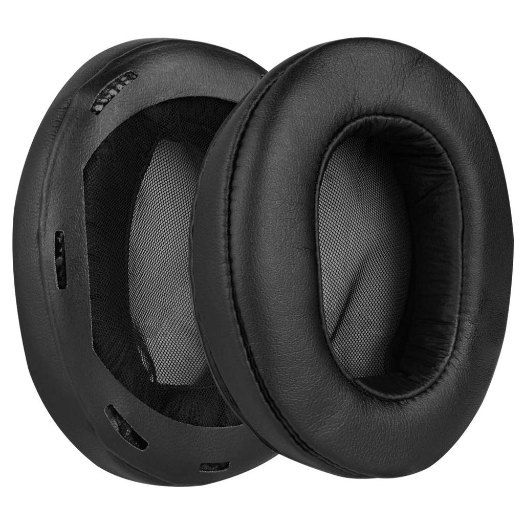 Geekria QuickFi Совместимые амбушюры для наушников Sony MDR-1A и MDR-1ADAC (Белковая кожаЧерный)