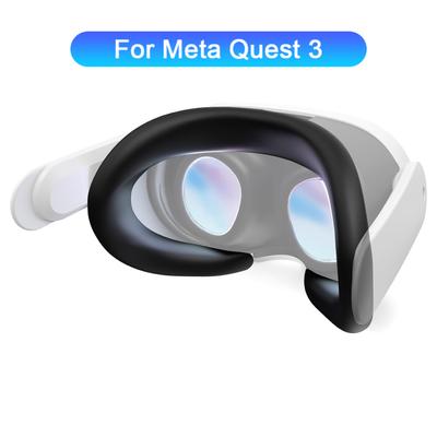 Силиконовый чехол для лица VR для Meta Quest 3 Оригинальные аксессуары для гарнитуры Сменная накладка для лица для Oculus Quest 3 Маска против пота
