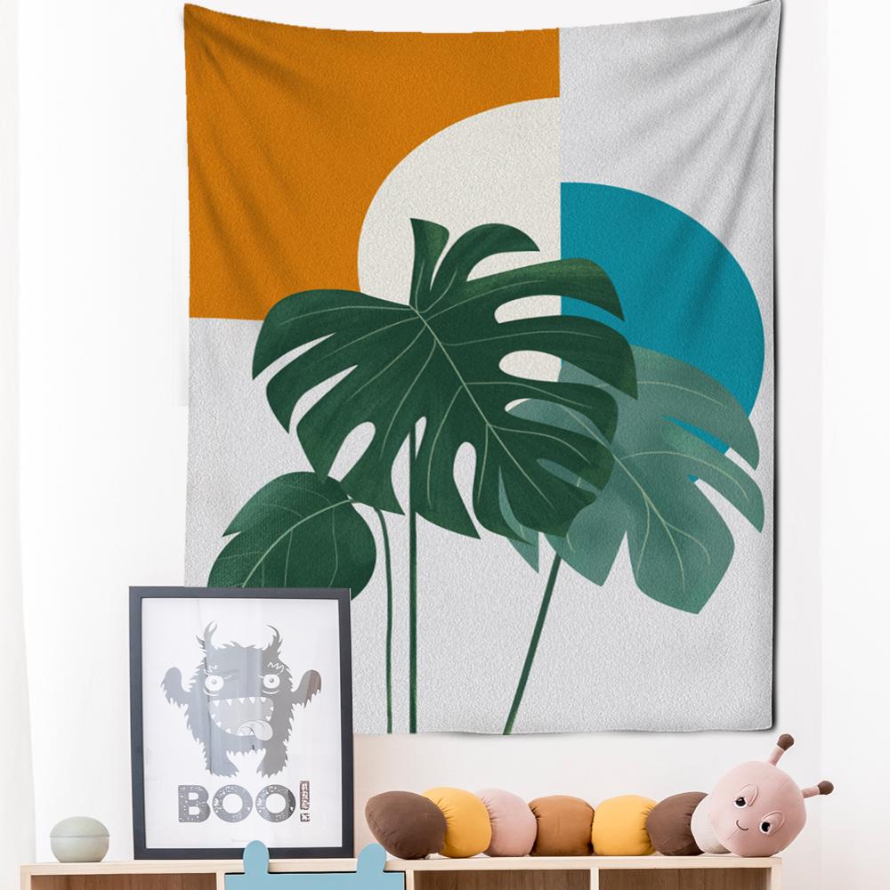 Картина маслом гобелен настенный цветок богемный стиль Ins искусство хиппи тапиз современная девушка общежитие домашний декор