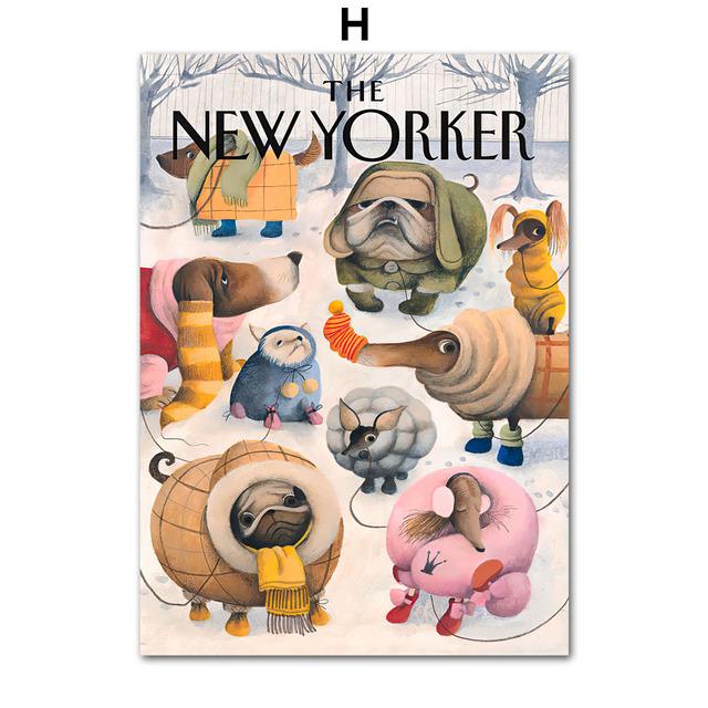 Рождество Санта-Клаус конфеты винтажная обложка журнала настенное искусство холст картины постеры и принты настенные картины для декора спальни без рамки