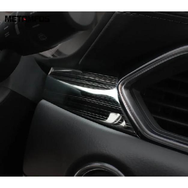 Для Mazda CX-5 KF CX8 2017- 2024 Панель накладка полоска на центральную консоль и приборную панель из углеродного волокна Аксессуары Стайлинг автомобиля