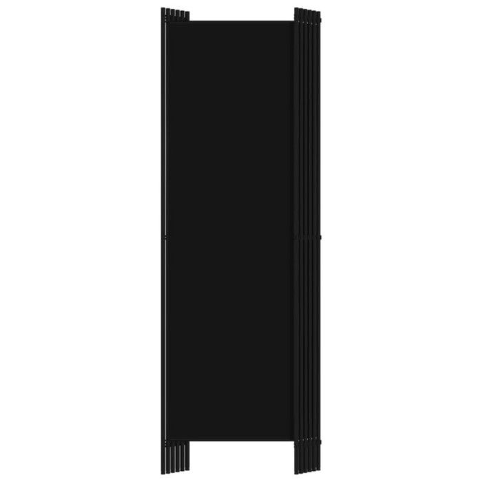 VidaXL Room Divider 6 Panels Black 300x180 Cm