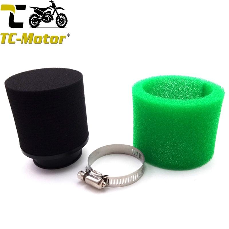 TC-Motor Green 45mm Foam Air Filter For ATV Quad Pit Dirt Bike Go Kart Scooter Motorcycle