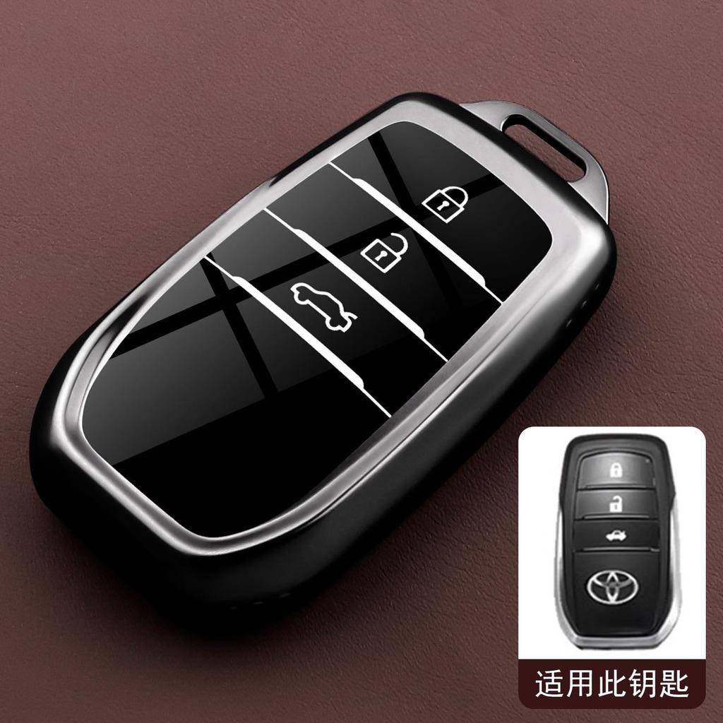 EBN5 Car Key Case Cover For Toyota CHR Hilux Fortuner Land Cruiser 200 Camry Corolla Crown RAV4 Highland