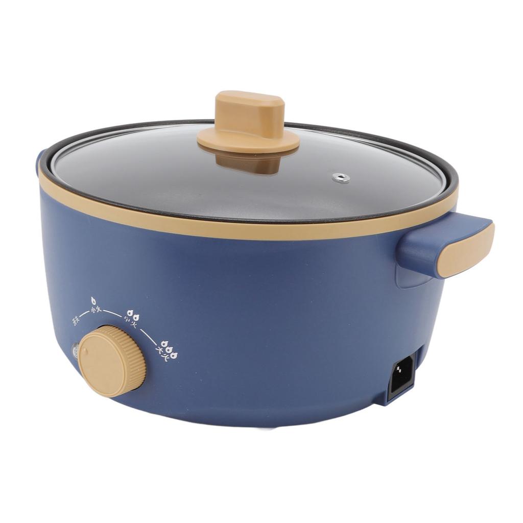 Электрическая плита 800 Вт 2,5 л 3-скоростная одноуровневая многофункциональная электрическая кастрюля-печь с вилкой UK