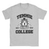 Футболка Temmie College Undertale для мужчин, чистая, для досуга, с круглым вырезом, игровая, с коротким рукавом, одежда для взрослых