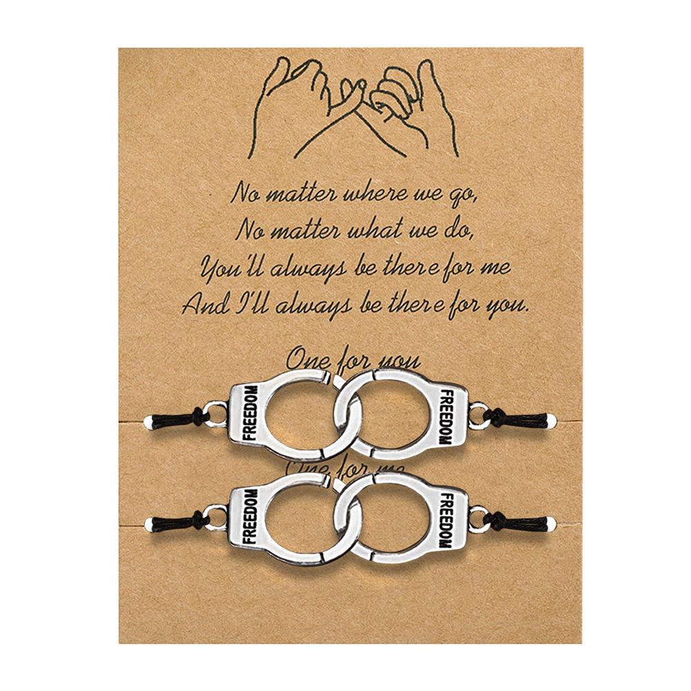 Fifty Shades Inspired Handcuff Bracelet - Fashionable Handmade Couple Bracelet for Women