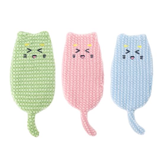 Игрушка для кошек со звуком шуршания Милая форма кошки Кикер-игрушка для котят Интерактивная плюшевая кикер-игрушка для кошек Снимает скуку для домашних кошек Развлечение Стимулирует котенка