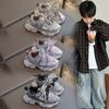Boys Shoes 2025 New Autumn Breathable Children's Running Sneakers Girls Popular Dad Shoes Older Children's Mesh Shoes